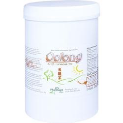 Weiße Teedose mit der Aufschrift "Oolong Actif-Formosa Tee".